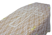 Picture of White Lace Pall with Embroidered Cross